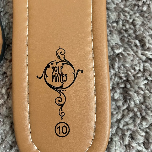 Never Worn: Light Blue Ruffled Sandal - Picture 4 of 4